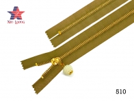 Golden Brass Metal Zipper A