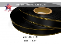 Golden Line Super Shine Ribbon : 1.25 inch